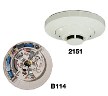 System Sensor Pendant Smoke Detector 2151 and B114 Series
